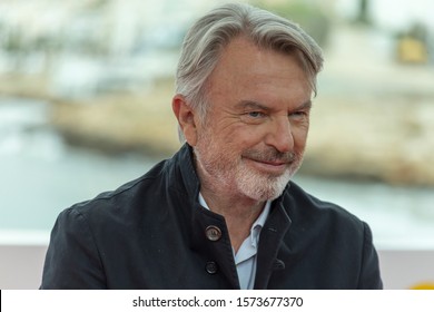 SITGES, SPAIN - October 11, 2019: 52st Sitges Film Festival - Photo Call Of Sam Neill