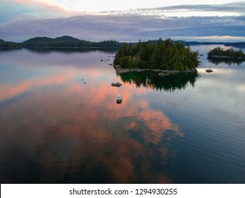 Sitka Sound At Sunset