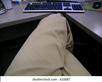Sitting at a Desk