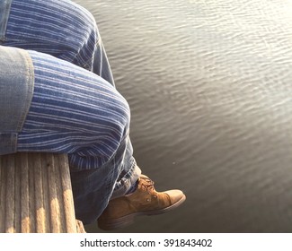 Sitting on deck 