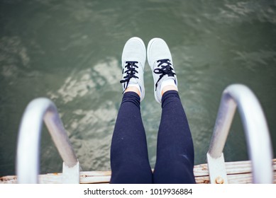 Sitting on the dock