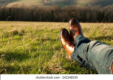 Sitting on grass - Powered by Shutterstock