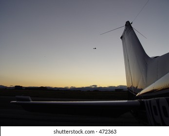 Sitting On The Ramp At Centennial Airport, Colorado