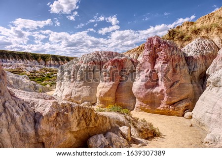 Situated 40 miles east of Colorado Springs, this 750 acre interpretive park called the Colorado Paint Mines has evidence of human life as far back as 9,000 years ago. A beautiful colorful labyrinth. 