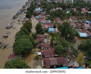 Situation Of The Sintang Flood In West Kalimantan, Indonesia In 2021