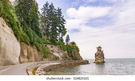 Siwash Rock In Stanley Park