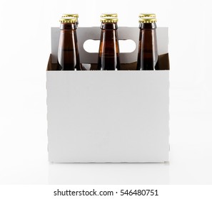 Six Bottles Of Beer In Cardboard Carrier