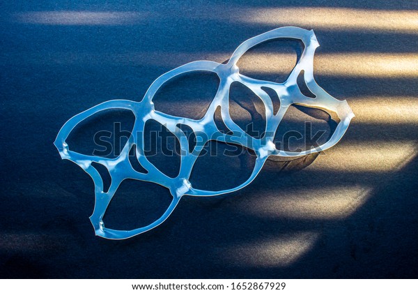 Six pack rings\
or six pack yokes are a set of connected plastic rings that are\
used in multi-packs of\
beverage