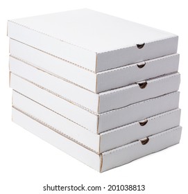 Six White Flat Boxes Stack Stock Photo 201038813 | Shutterstock