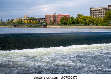 Sixth Street Dam on the Grand River in Grand Rapids, Michigan.