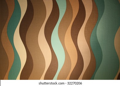 Sixties Style Wallpaper Pattern