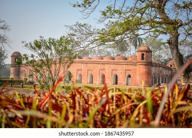 Sixty Dome Mosque Natural Landscape Image