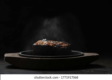 Sizzling Brownie For Dessert Background