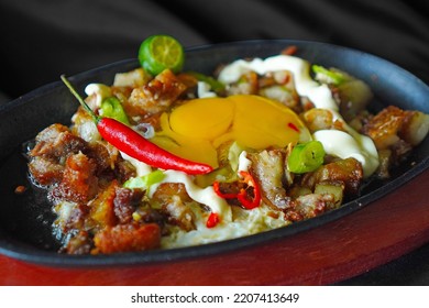 Sizzling Pork Sisig Filipino Dish