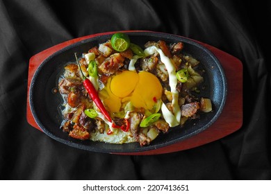 Sizzling Pork Sisig Filipino Dish