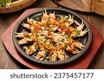 Sizzling razor clam ， Chinese food