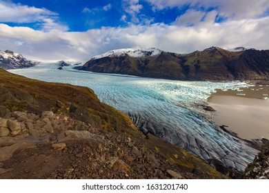 Skaftafellsjokull Glaciar In Vatnajökull National Park (Iceland)