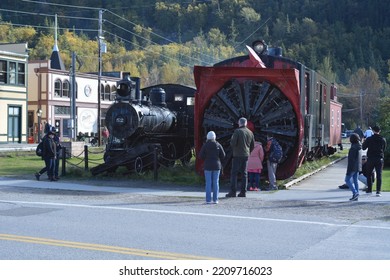 Skagway Alaska U.S.A 10-02-2022
Snow Plow Train 