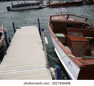 Skaneateles, New York, USA. July 25th, 2021. Lyman Wooden Boat