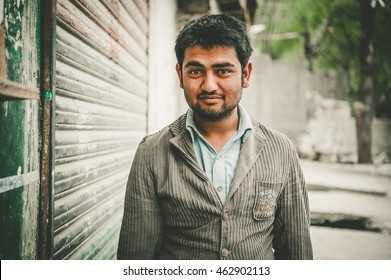 SKARDU, PAKISTAN - APRIL 17: An unidentified man in a village in the south of Skardu, April 17, 2015 in Skardu, Pakistan with a population of more than 150 million people.