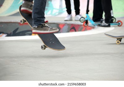 skate board trick in skate park Milan - Powered by Shutterstock