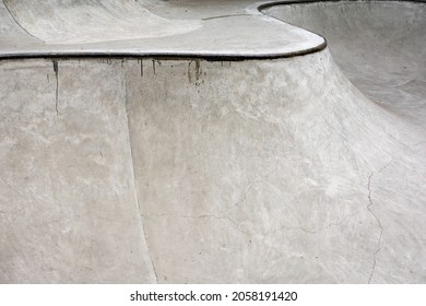 Skate Park In Germany. Skateboard Concept