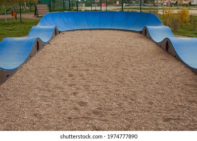 A Skate Park With A Pump Track