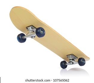 Skateboard Deck On White Background