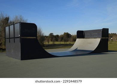 skateboard half pipe sports park - Powered by Shutterstock