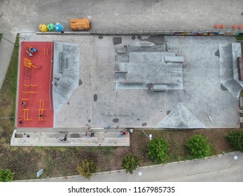 Skatepark Ergo Arena Gdansk From Above 