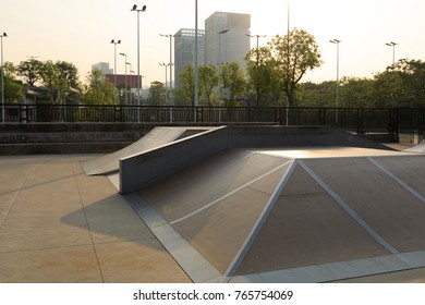 Skatepark Ramp In The City
