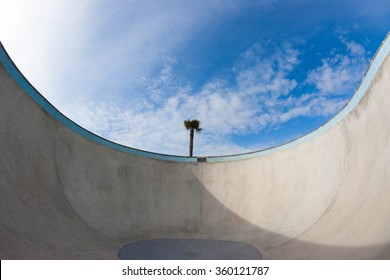 Skatepark And Sky
