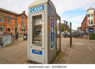 Skegness, UK 10 13 2022 High Street Cash Point