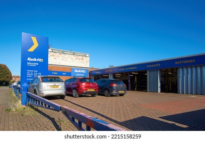 Skegness, UK 10 13 2022 Vehicle Service Center