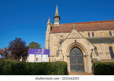 Skegness, UK 10 13 2022 Urban Church Building