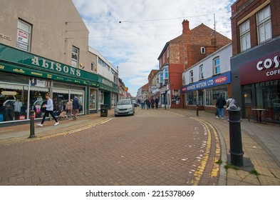 Skegness, UK 10 13 2022 British High Street Scene