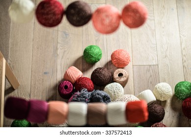 Skeins of thread.
