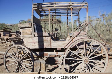 Skeleton Of An Old Stagecoach 