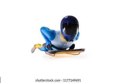 Skeleton Sport Isolated