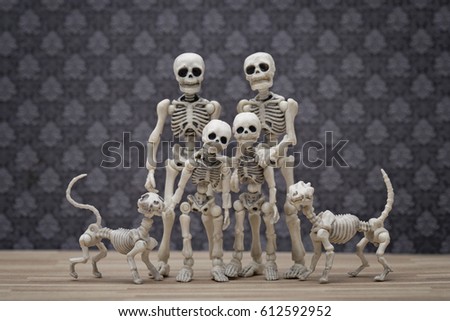 The skeletons family portrait
