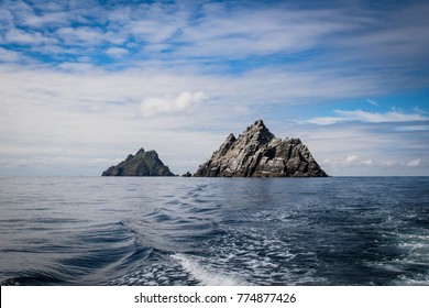 Skellig Islands View From A Boat