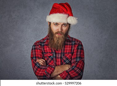 grumpy christmas hat