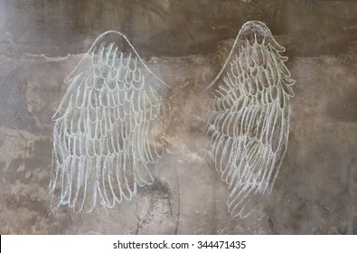 Wings Chalk Drawing Stock Photos Images Photography Shutterstock