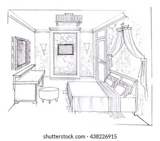 Bedroom Sketch Stock Images, Royalty-Free Images & Vectors | Shutterstock