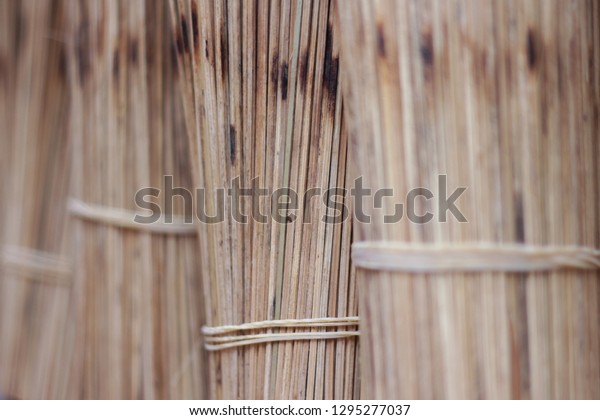 Skewers Made Bamboo Blades That Cut Stock Photo Edit Now 1295277037 Skewers Made Bamboo Blades That Cut Stock Photo Edit Now 1295277037