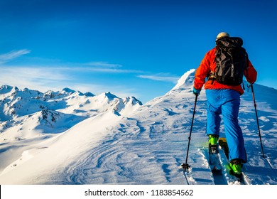 Ski Amazing View Swiss Famous Mountains Stock Photo 1183854562 ...