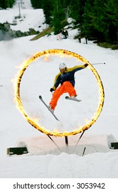 Ski And Fire Festival In Whistler, Canada