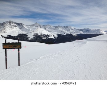 Ski Hill At Copper Mountain In Colorado