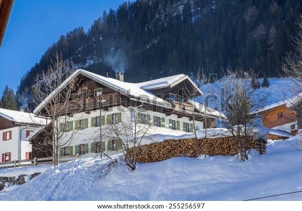 Ski Holidays Winter Paradise Berwang Austria Stock Photo Edit Now