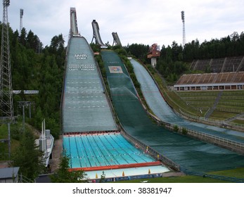  Ski Jump In Lahti Finland